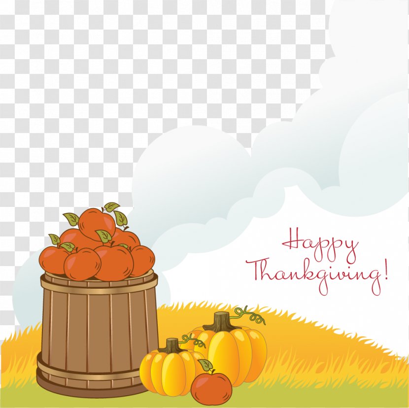 Thanksgiving Autumn Harvest Festival - Fruit - Cards Transparent PNG