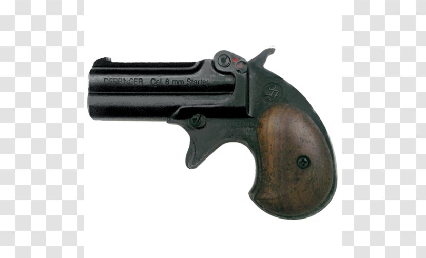 Derringer Blank Caliber Firearm Revolver - Gun Accessory - Weapon Transparent PNG