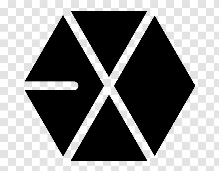 Exo From Exoplanet #1 – The Lost Planet XOXO T-shirt K-pop - Monochrome Transparent PNG