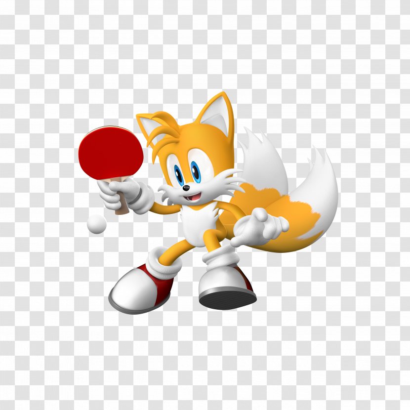Mario & Sonic At The London 2012 Olympic Games Winter Rio 2016 Tails - Fictional Character - Ping Pong Transparent PNG