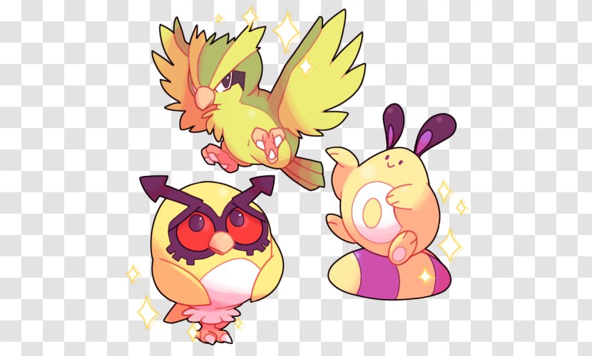 Pokémon Gold And Silver Crystal X Y Yellow FireRed LeafGreen - Chicken - Shiny Transparent PNG