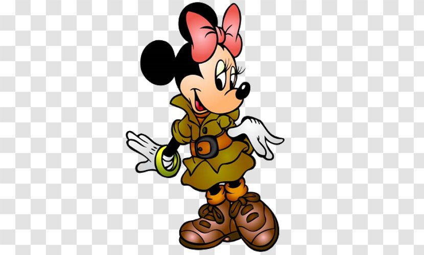 Minnie Mouse Mickey Pluto Donald Duck Clip Art - Walt Disney - Safari Transparent PNG