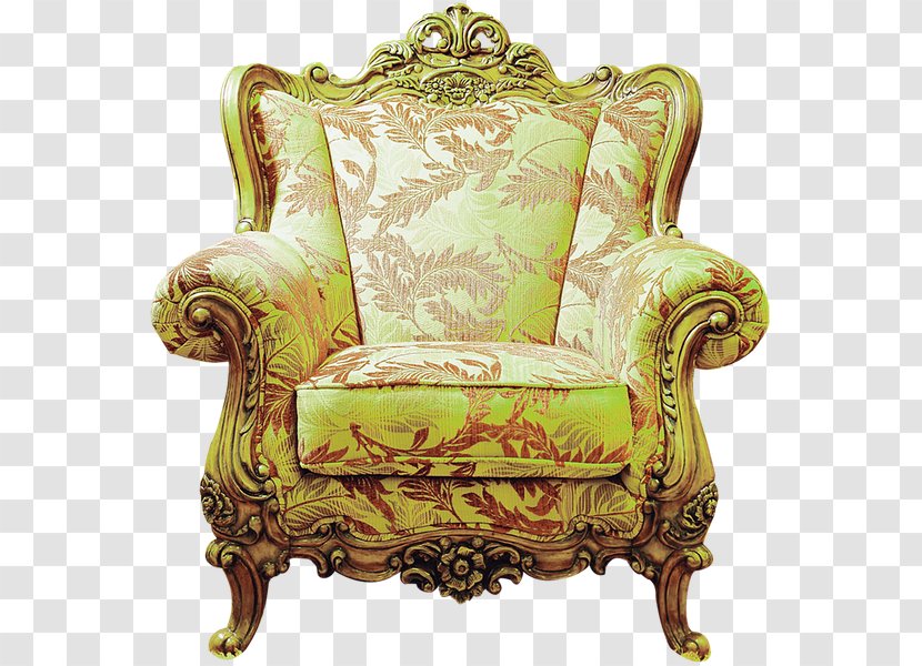 Chair Couch Furniture Loveseat - Green Transparent PNG