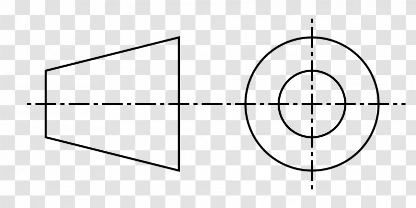 Orthographic Projection Engineering Drawing Graphical - Rectangle - Map Transparent PNG