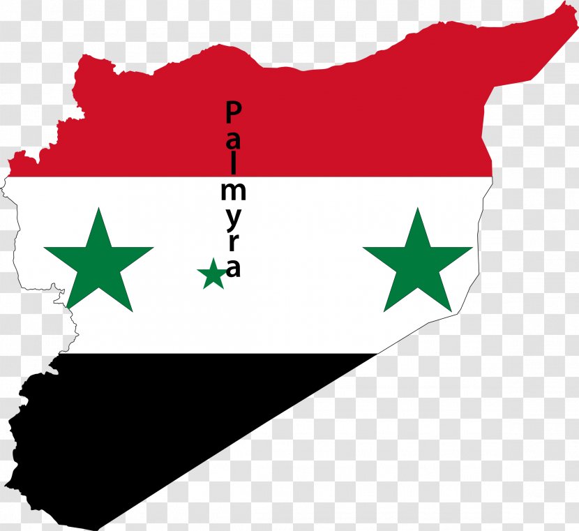 Flag Of Syria National Iraq - Map Transparent PNG