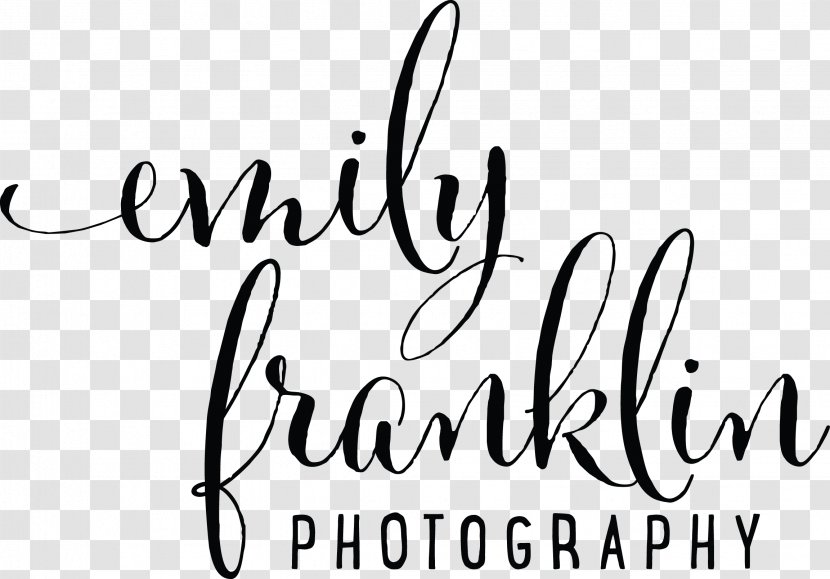 Logo Font Brand Photography Line - Monochrome - Emily Rudd Transparent PNG