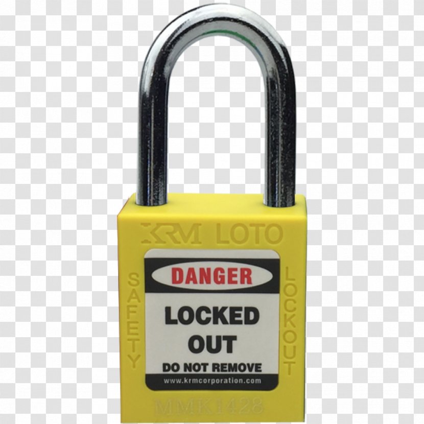 Padlock Lockout-tagout Shackle Key - Hardware Transparent PNG