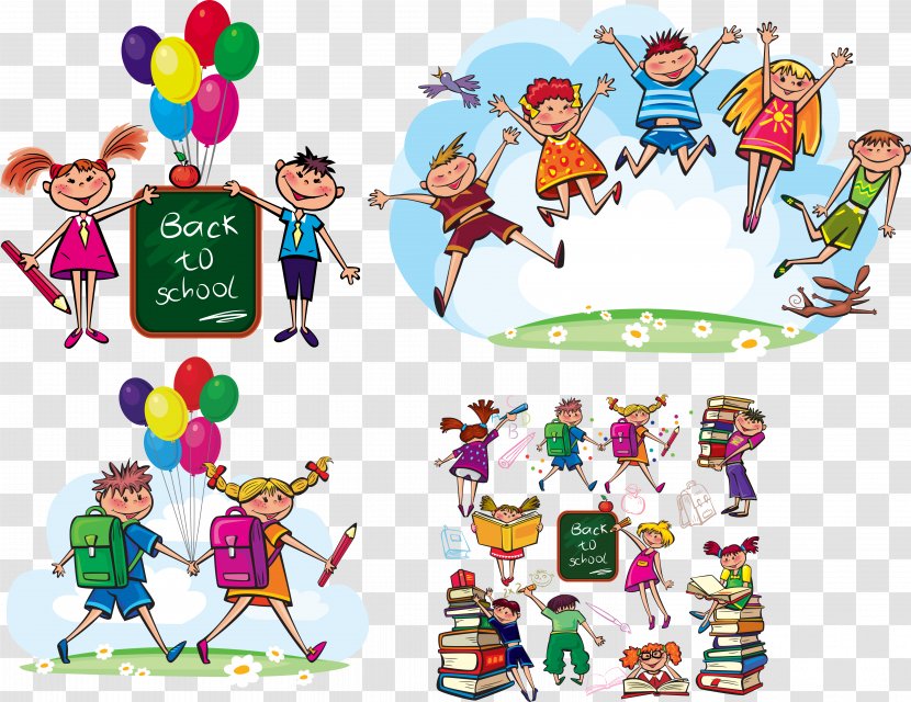 Student Teachers' Day School Education - Teachers - Cartoon Child Vector Material Download Transparent PNG