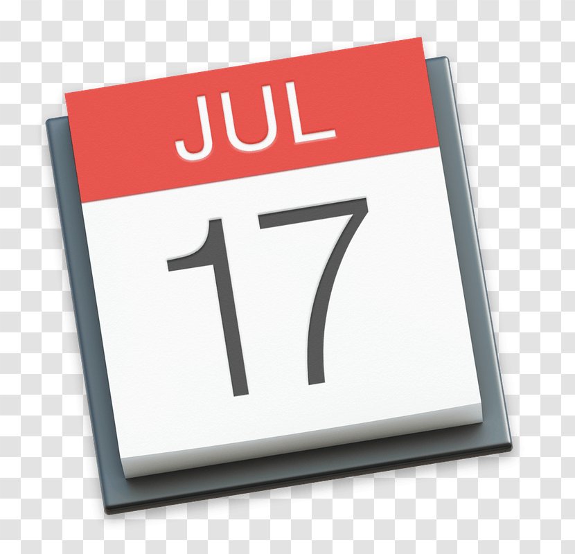 Calendar Apple Emoji IPhone Agenda - Macos Transparent PNG