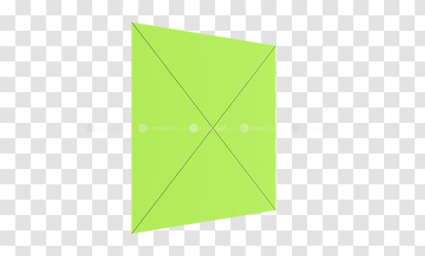 Triangle Green Leaf Transparent PNG