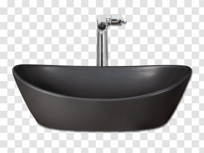Sink Bathtub Graphite Material Tap - Lid Transparent PNG