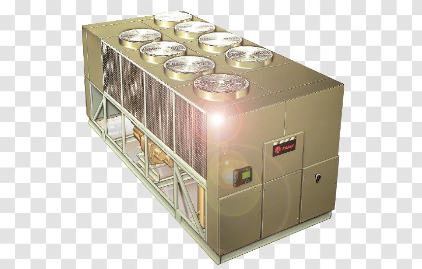 Machine Chiller Trane Air Conditioning Refrigerator - Production Du Froid Transparent PNG