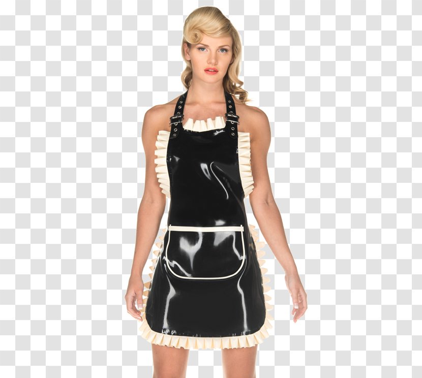 Dress Clothing Apron Latex Ruffle - Frame - Corset Transparent PNG