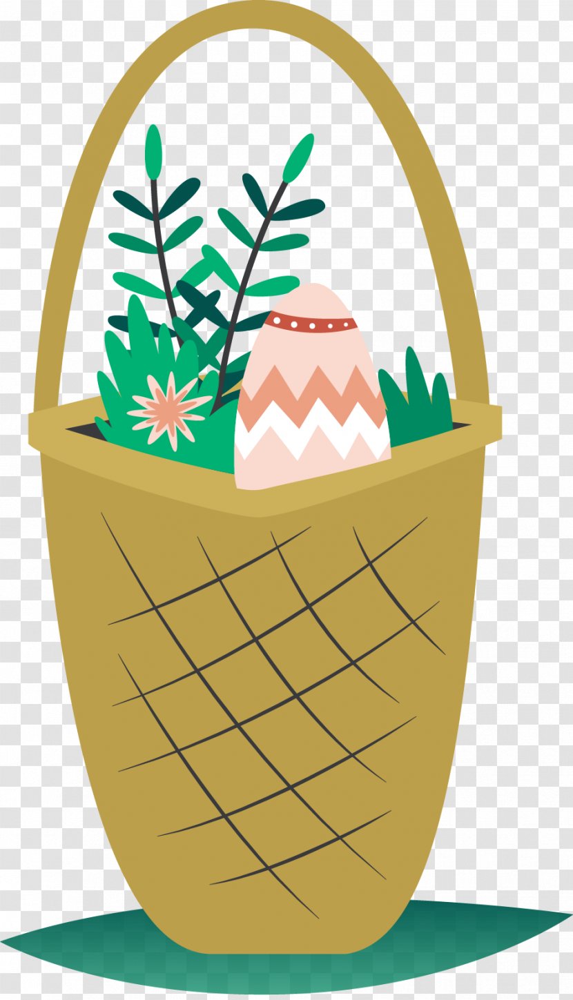 Euclidean Vector Basket Clip Art - Flowerpot - Easter Transparent PNG