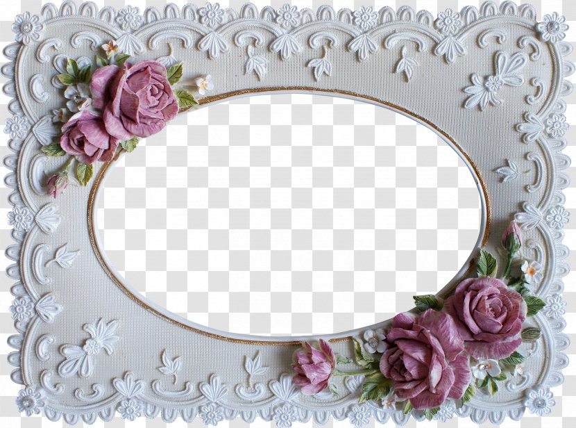 Picture Frame Photography Computer File - Plate - Purple Flowers Photo Transparent PNG