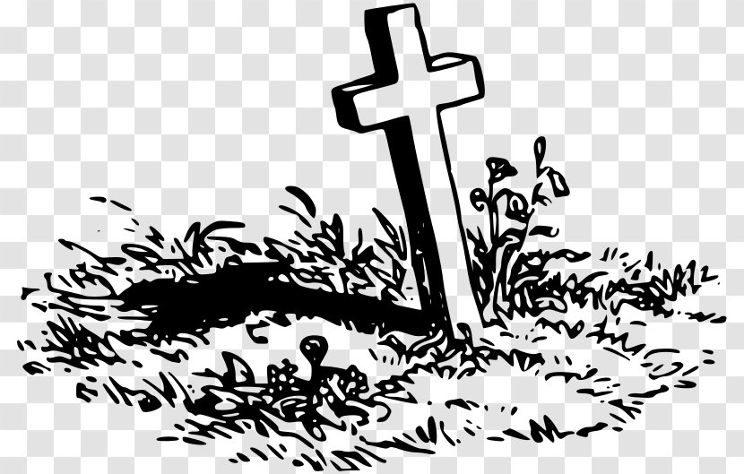 Grave Cemetery Headstone Clip Art - Drawing Transparent PNG
