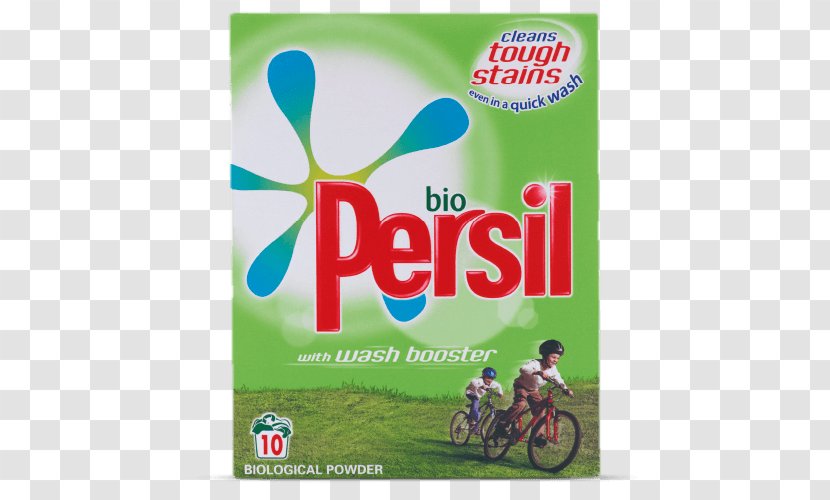 Persil Laundry Detergent Biological Washing - Text - Powder Transparent PNG
