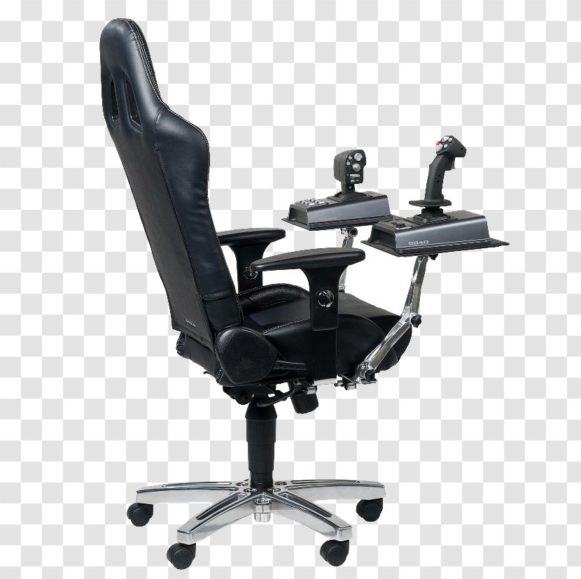 Office & Desk Chairs Joystick Game Controllers Flight Simulator Transparent PNG