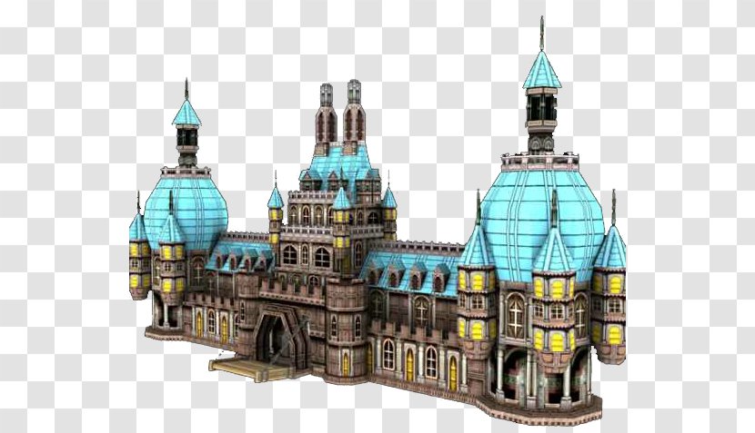 Castle Download - Architecture - Hand-painted Cartoon Transparent PNG