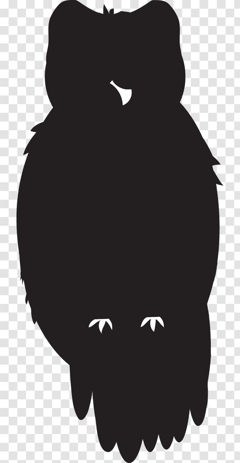 Clip Art Black Carnivores Silhouette Character - And White - Kd Logo Transparent PNG