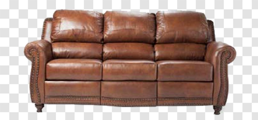 Loveseat Recliner Couch - Genuine Leather Stools Transparent PNG