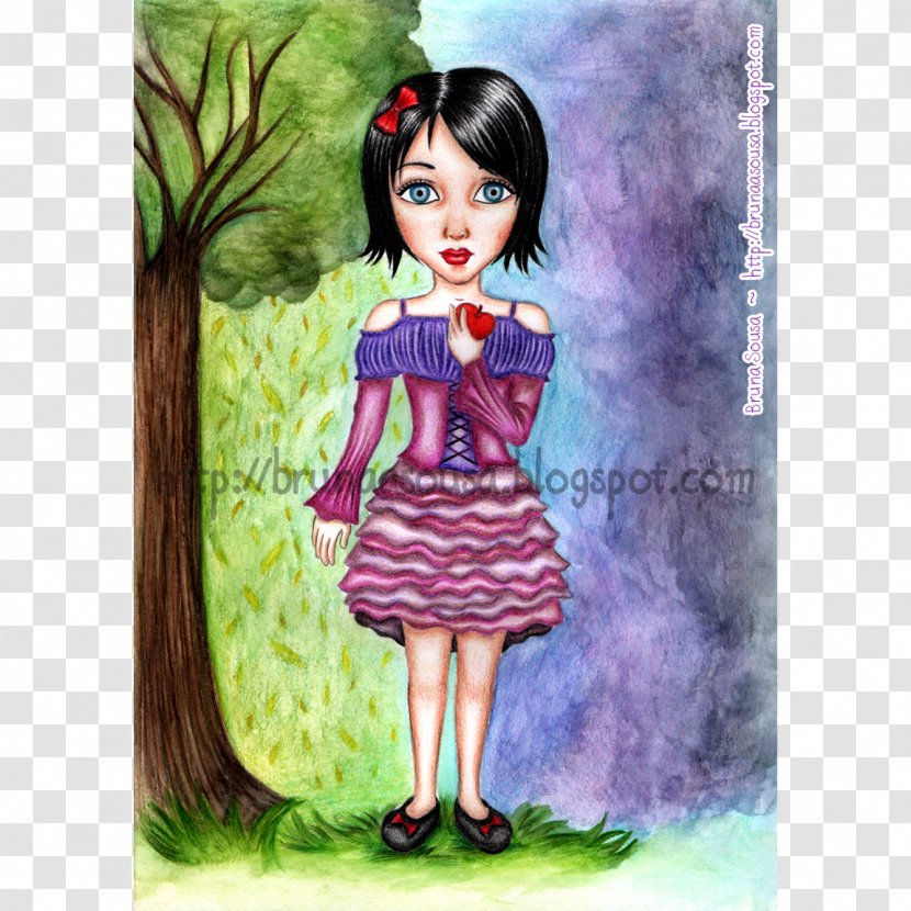 Fairy Tale Snow White Art Painting - Hair Transparent PNG