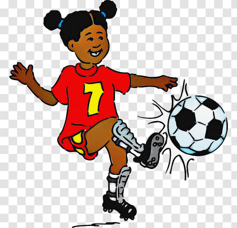 Soccer Ball - Player Play Transparent PNG