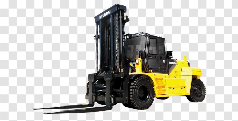 Forklift Hyundai Motor Company Material Handling Heavy Industries - Machine Transparent PNG