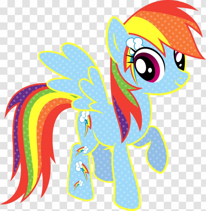 Rainbow Dash Pony Rarity Pinkie Pie Applejack - Mythical Creature - Cutie Transparent PNG