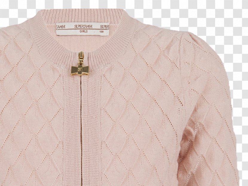 Cardigan Pink M Jacket Collar Sleeve Transparent PNG