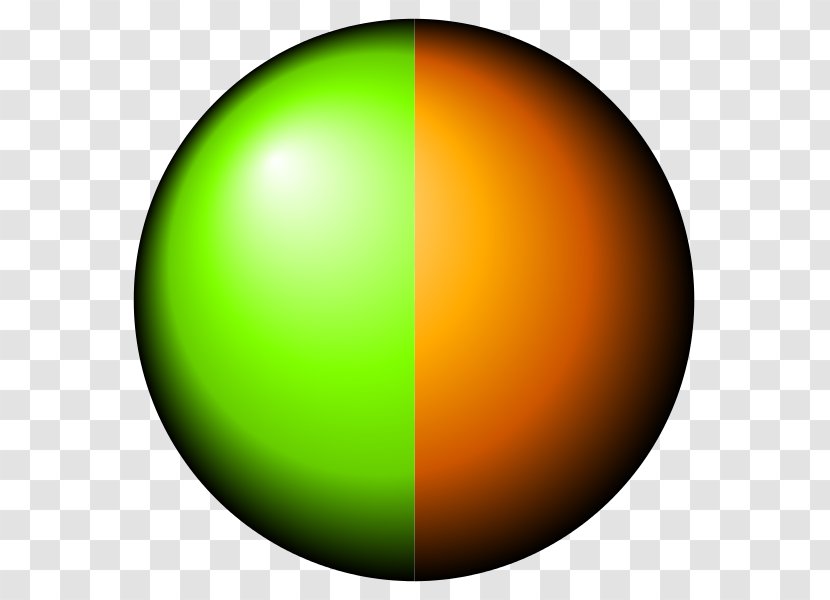 Sphere Desktop Wallpaper Computer Ball - Green Orange Transparent PNG