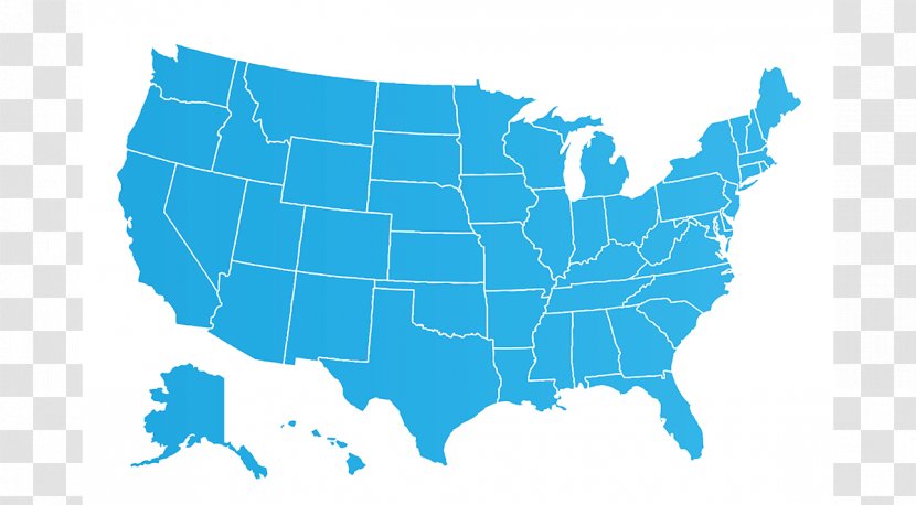 United States Vector Map Clip Art Transparent PNG