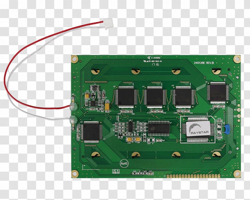 Microcontroller Liquid-crystal Display Electronics Raystar Optronics, Inc Electronic Component - Lightemitting Diode - LCD Module Transparent PNG