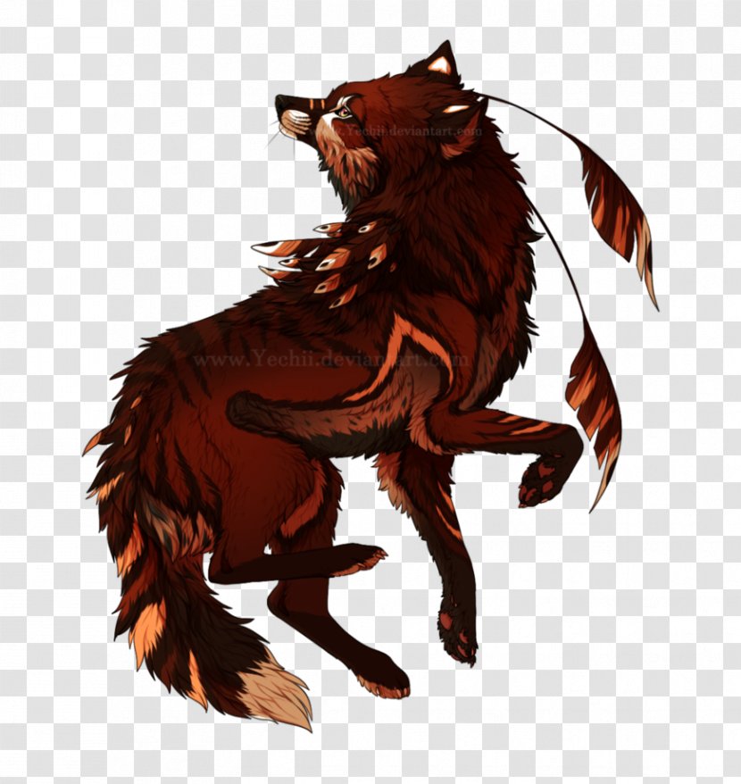 Canidae Cel Shading Drawing Werewolf - Heart - Twill Transparent PNG