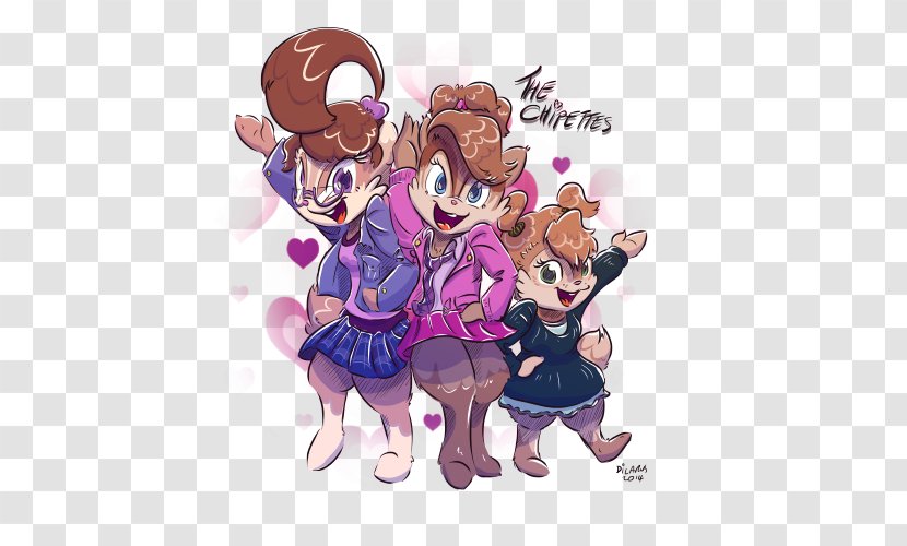 Alvin And The Chipmunks Seville Chipettes Eleanor - Watercolor Transparent PNG
