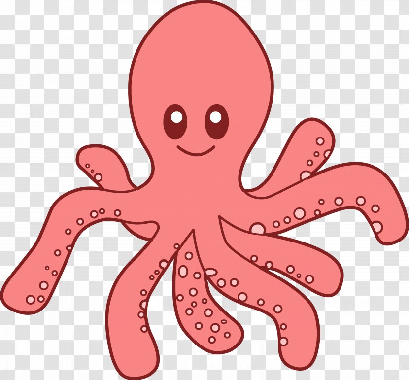 Octopus Free Content Clip Art - Watercolor - Cartoon Picture Of Transparent PNG