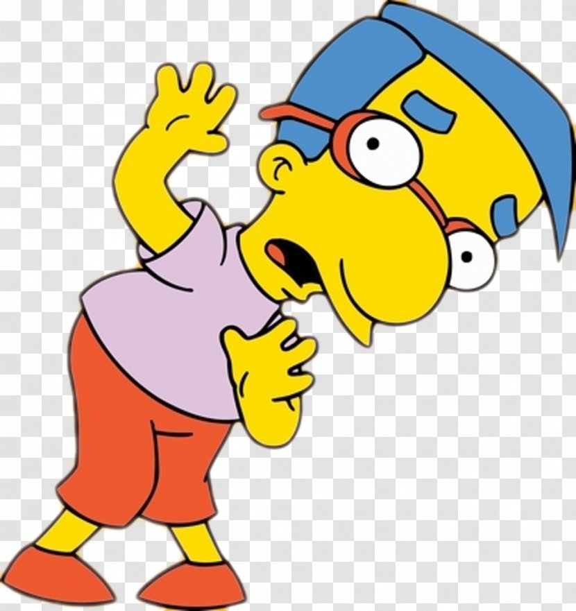 The Simpsons: Tapped Out Milhouse Van Houten Bart Simpson Lisa Edna Krabappel - Beak - Cartoon Transparent PNG