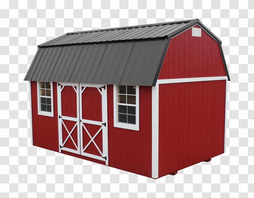 Shed Building Barn House Gambrel - Truss Transparent PNG