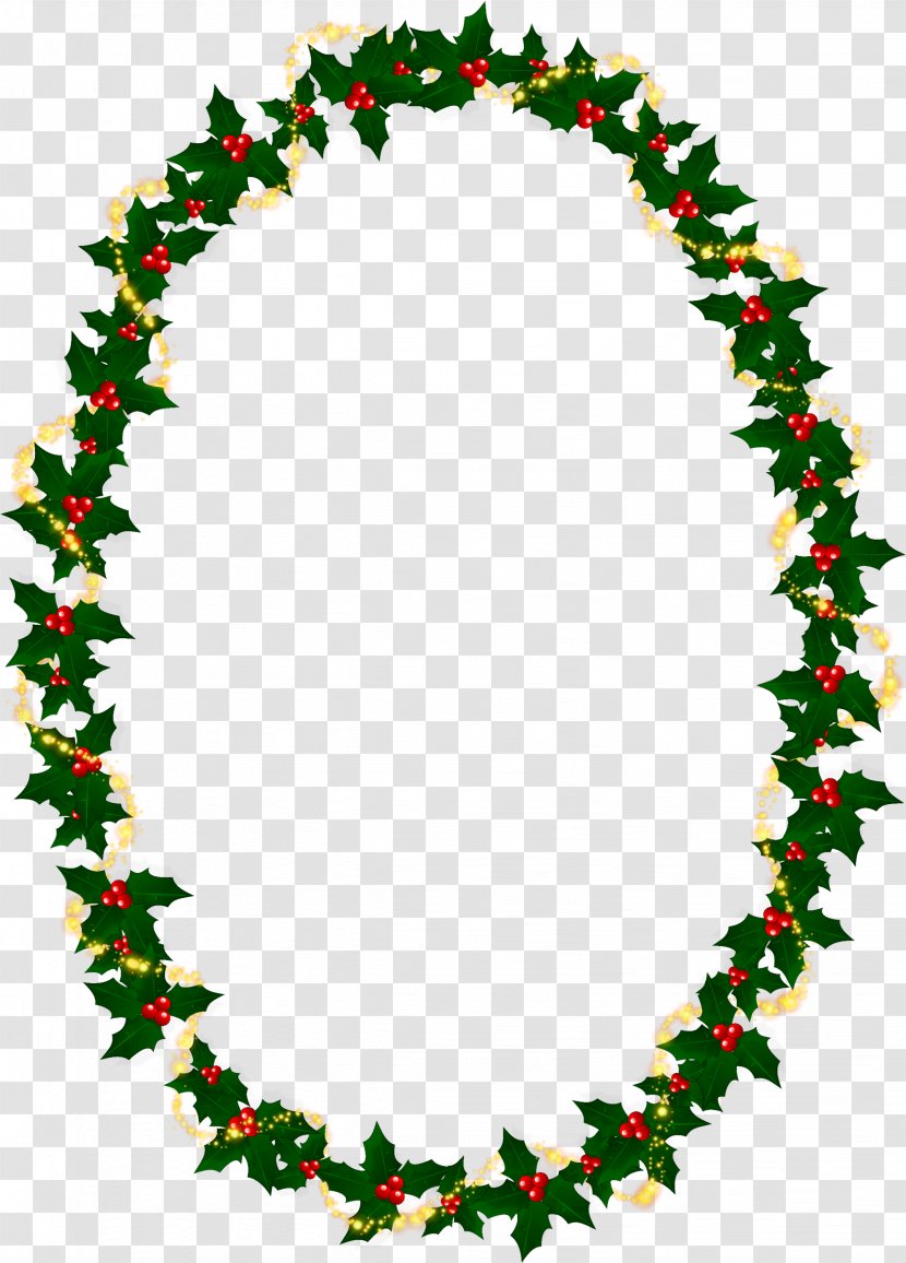 Christmas Card Background - Holly Advent Transparent PNG