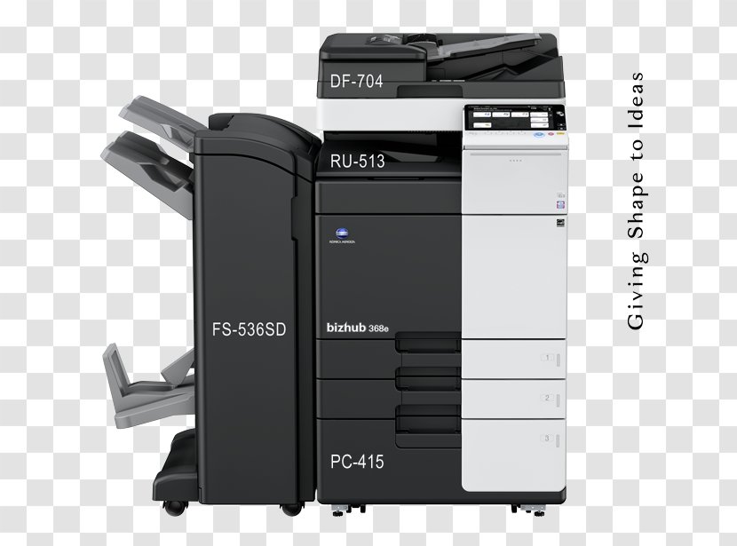 Multi-function Printer Konica Minolta Laser Printing Photocopier - Output Device Transparent PNG