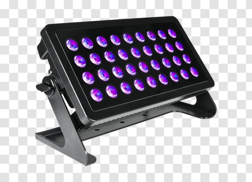 Light-emitting Diode Projector Lighting RGB Color Model - Led Stage Spotlights Particles Transparent PNG