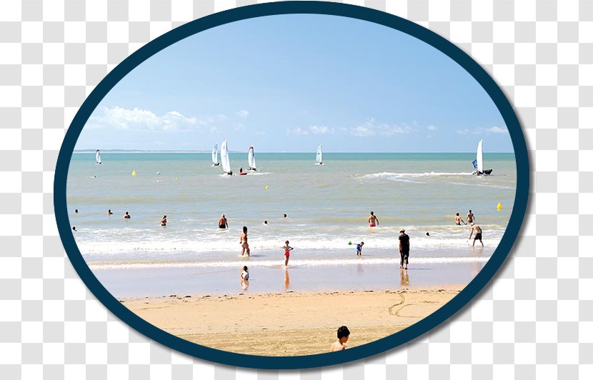 Beach Camping Les Ormeaux Plage Du Bureau Campsite Seaside Resort - Coast Transparent PNG