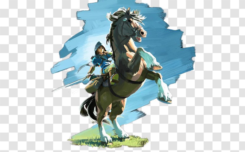 The Legend Of Zelda: Breath Wild Link Electronic Entertainment Expo 2016 Epona - Video Game - Fictional Character Transparent PNG