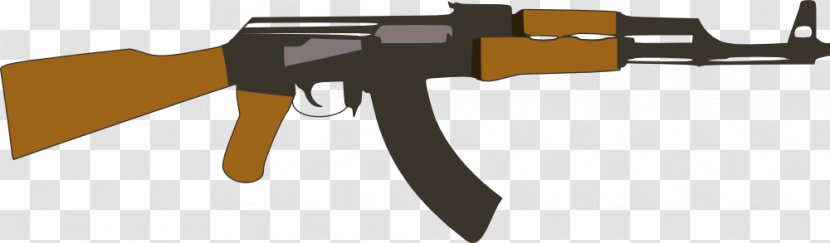 AK-47 Silhouette Firearm Clip Art - Ak 47 Transparent PNG
