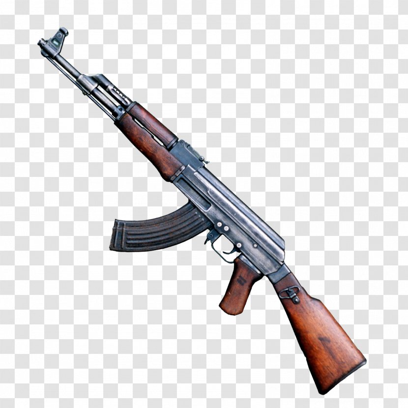 AK-47 Firearm - Watercolor - Ak47 Rifles Transparent PNG