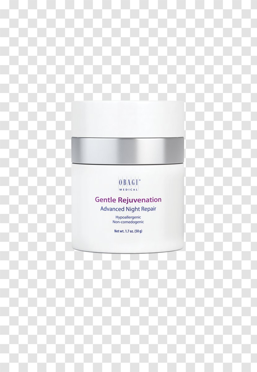 Cream Obagi Gentle Rejuvenation Advanced Night Repair Foryngelse Skin Care - Centers Transparent PNG