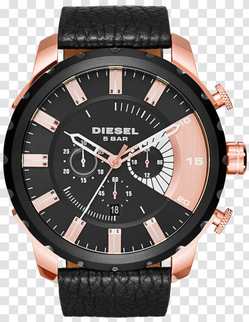 Watch Diesel Fuel Leather Strap - Watches Transparent PNG