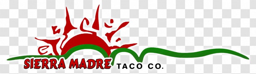 Sierra Madre Taco Co. Mexican Restaurant Cuisine Leaf Logo - Heart - Menu Transparent PNG