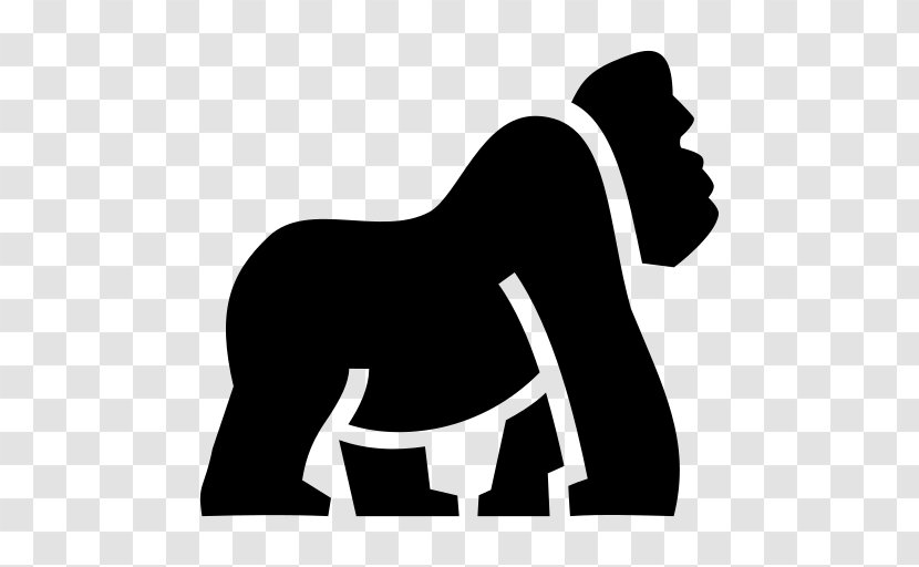 Gorilla Mustang Pony Mane Clip Art - Logo Transparent PNG