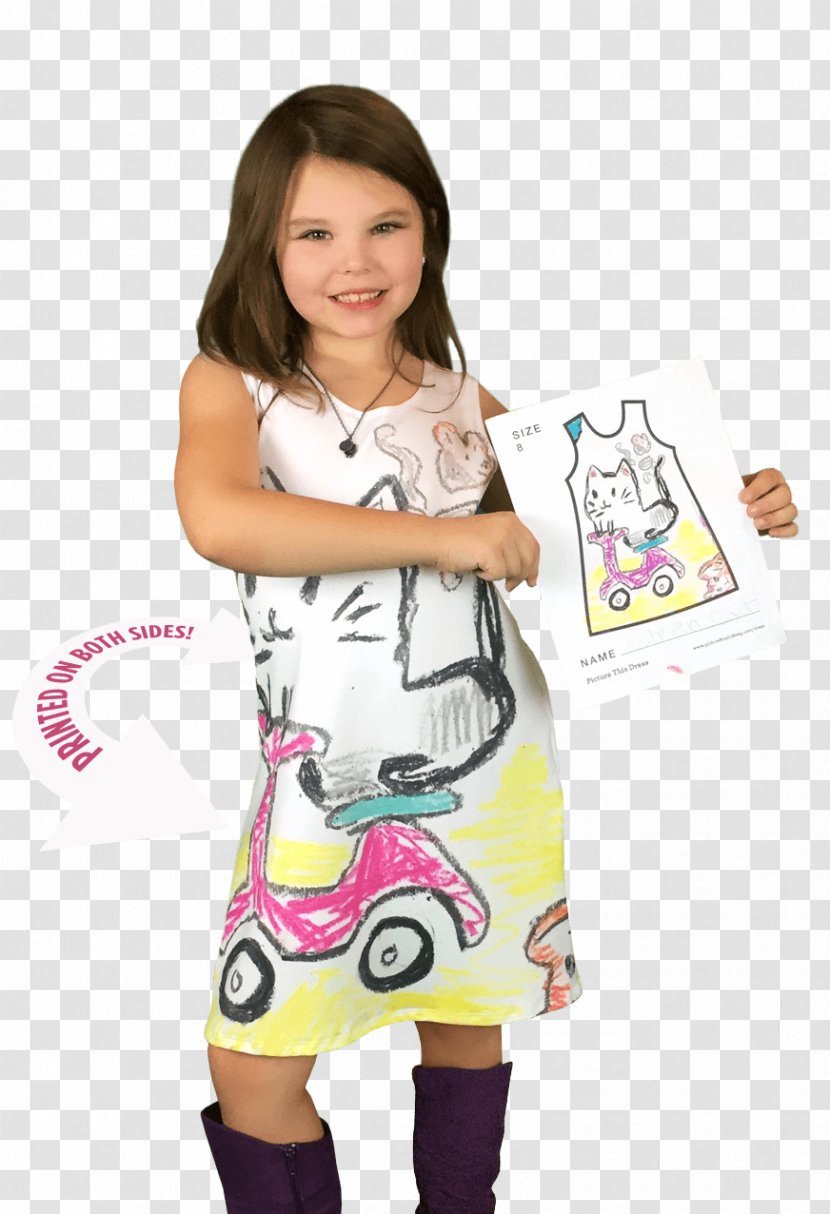 The Dress Children's Clothing Drawing - Flower - Womensday Transparent PNG
